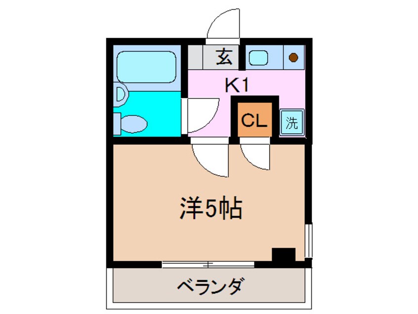 間取図 ライジングオオボ(2階)
