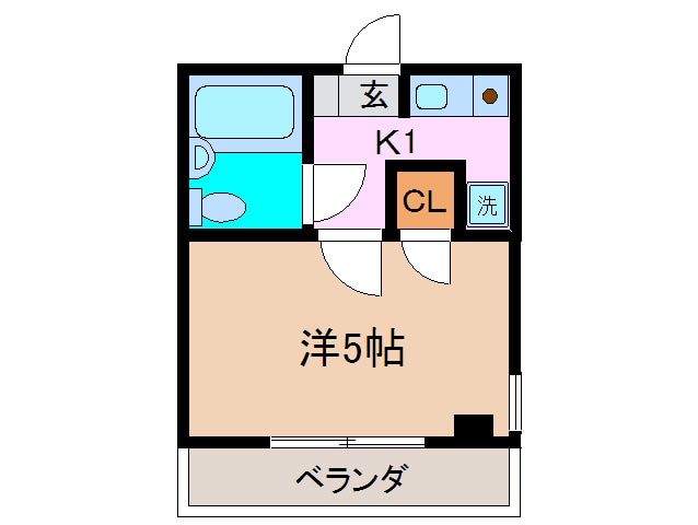 間取り図 ライジングオオボ(2階)