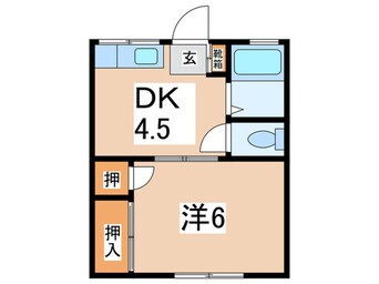 間取図 若松荘