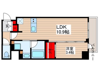 間取図 イプセ押上