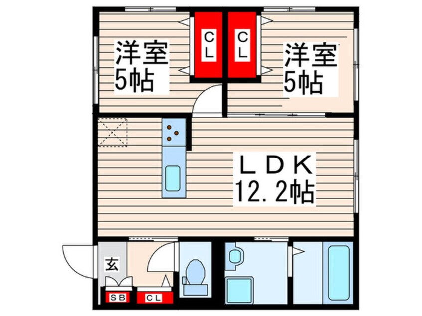 間取図 仮）La Maison FUKU