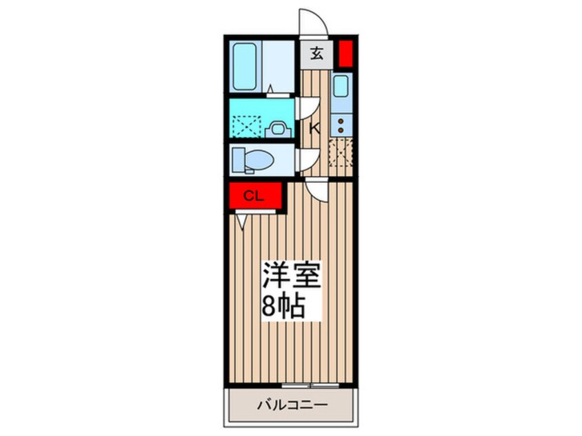 間取図 フェリスゲート新田