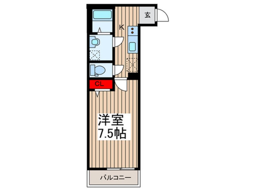 間取図 フェリスゲート新田