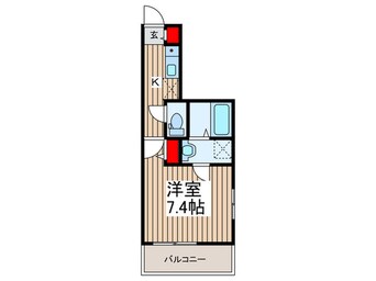 間取図 フェリスゲート新田