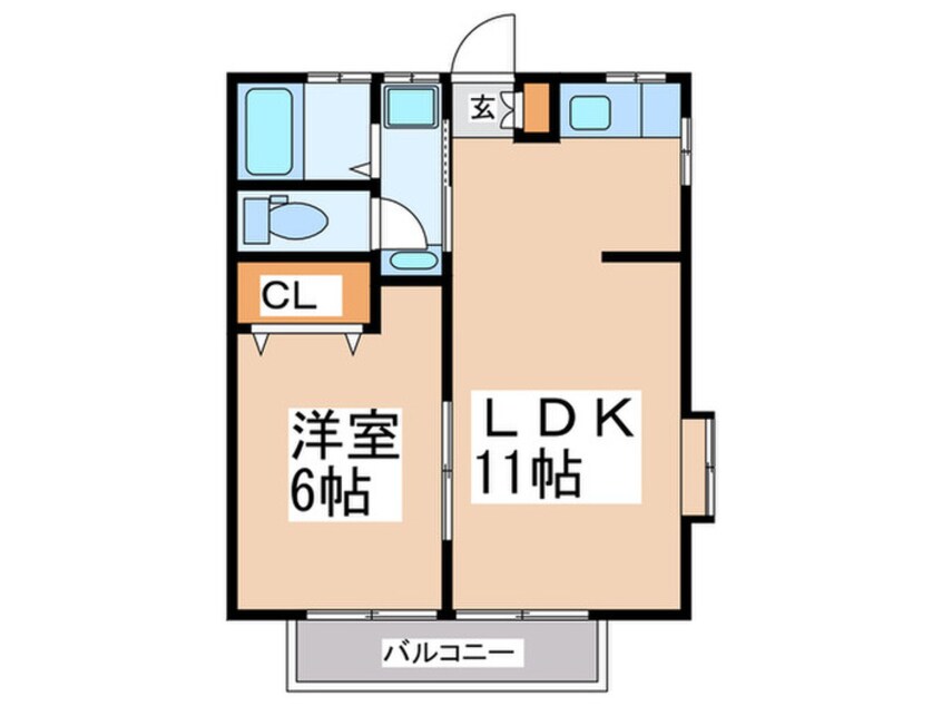 間取図 第９もえぎ野ハイツ