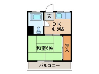 間取図 リバ－サイドビル