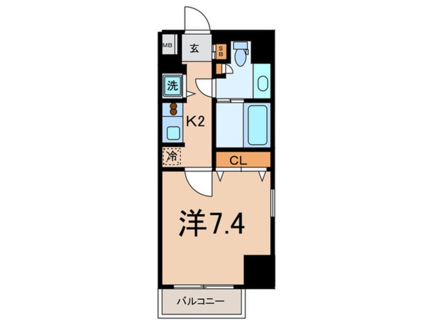 間取図 ｱﾘｴﾙｽﾞ赤坂