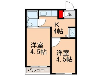 間取図 スカイコート西新井