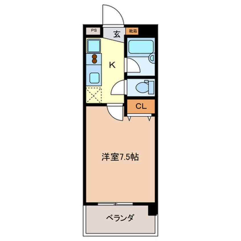 間取図 JC STATION 143