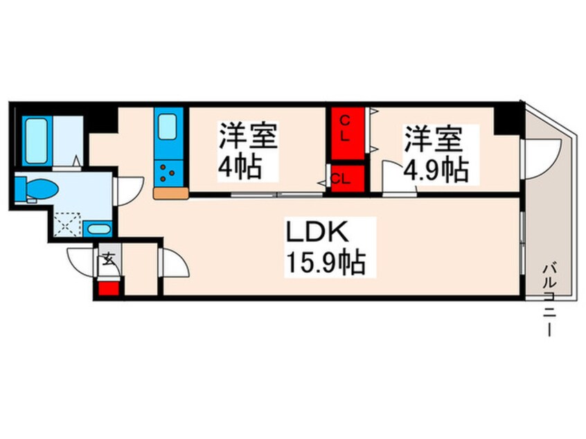 間取図 アルファコート町屋