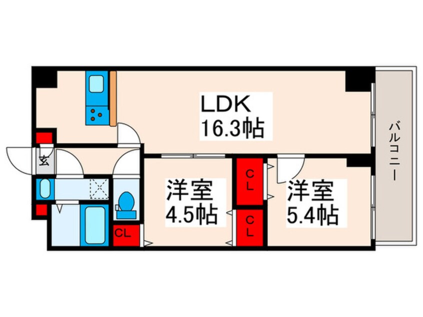 間取図 アルファコート町屋