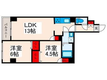 間取図 アルファコート町屋