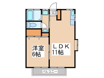 間取図 第８もえぎ野ハイツ