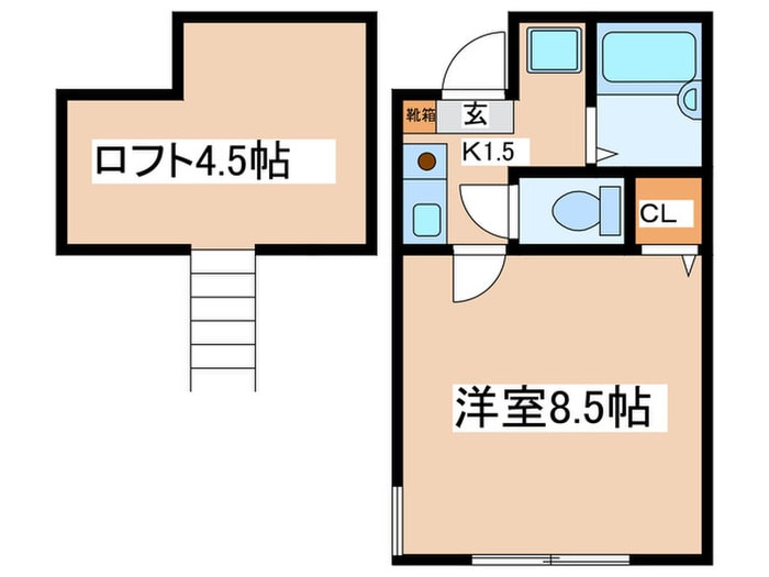 間取り図 ラ・シャンス東橋本第３－２