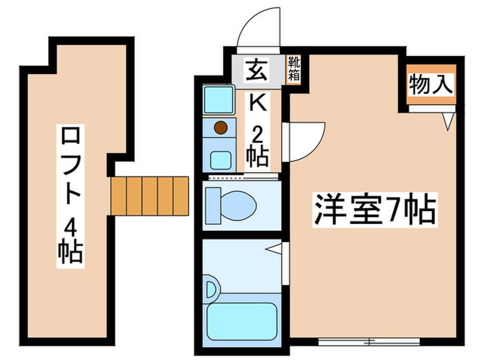 間取り図 ラ・シャンス東橋本第３－２