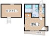 ラ・シエスタ港南中央 1Kの間取り