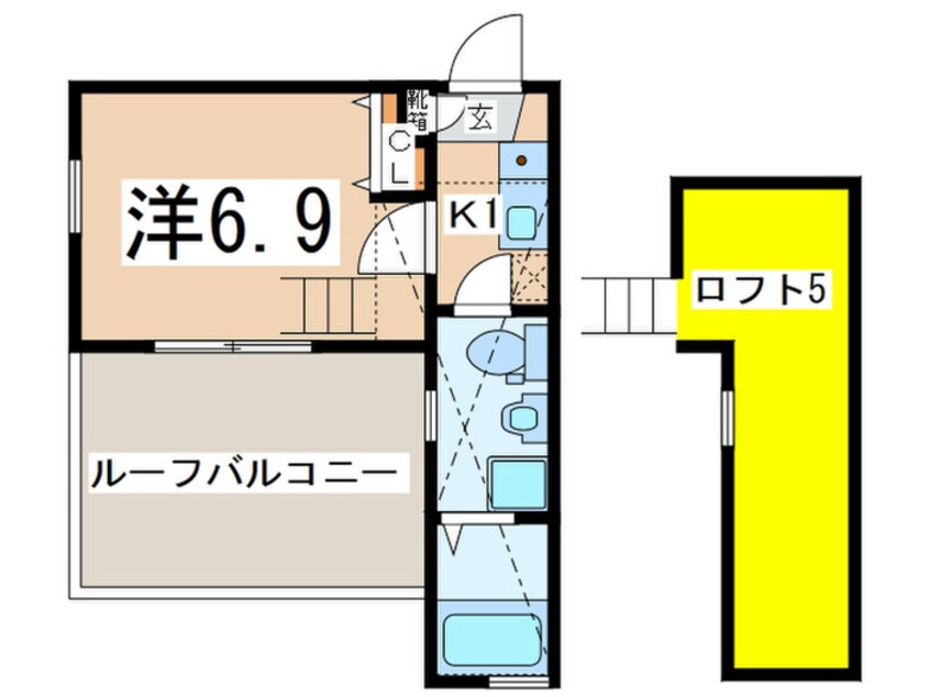 間取図 ラ・シエスタ港南中央