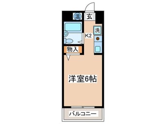 間取図 エ－リフロ－レンスＢ