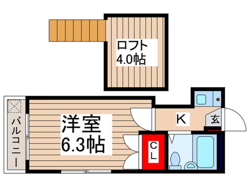 間取図 エレメンツ上福岡