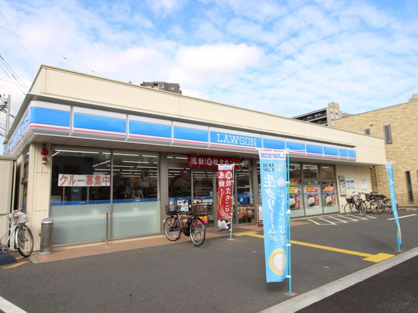 ローソン上福岡一丁目店(コンビニ)まで250m エレメンツ上福岡