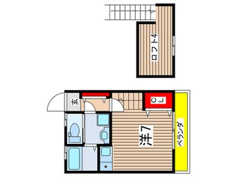 間取図 ＫＫコーポ