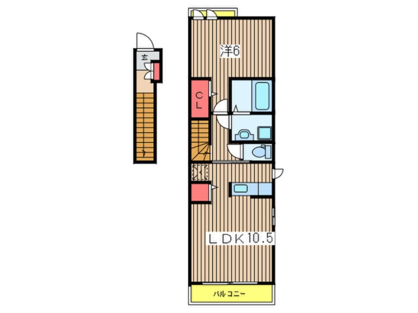 間取図 パールエイト