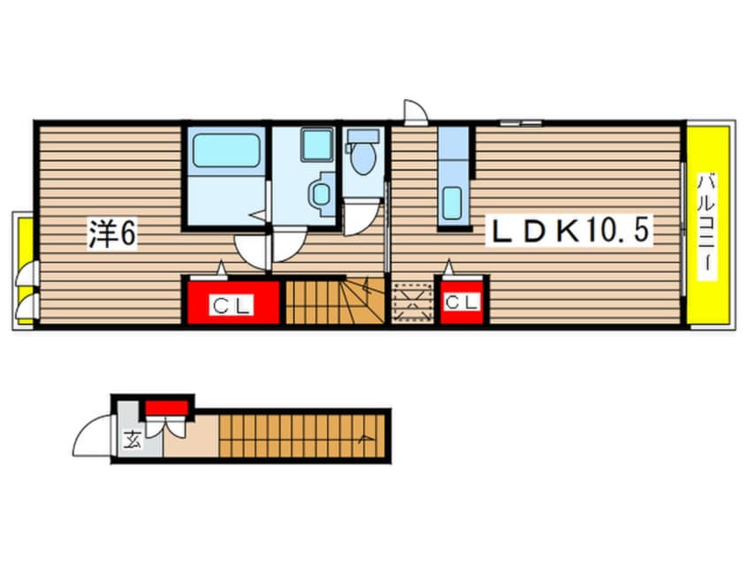 間取図 パールエイト