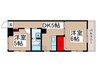 ＫＯＤＡヒルズ亀戸 2DKの間取り
