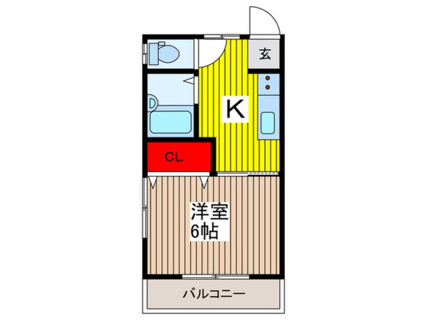 間取図 ハイツたちばなⅢ