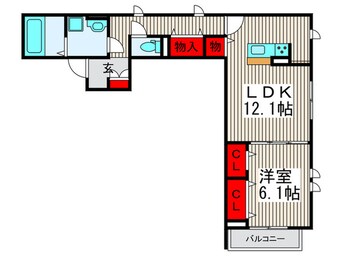 間取図 ウィルサクシーズ