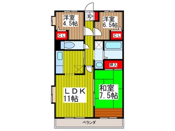 間取図 アクシスＯＭＩＹＡ