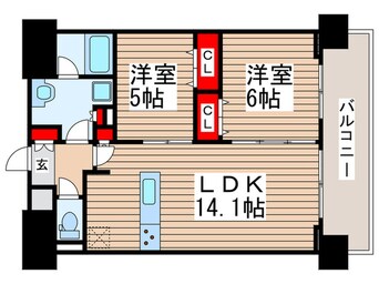 間取図 ラグゼナ流山おおたかの森
