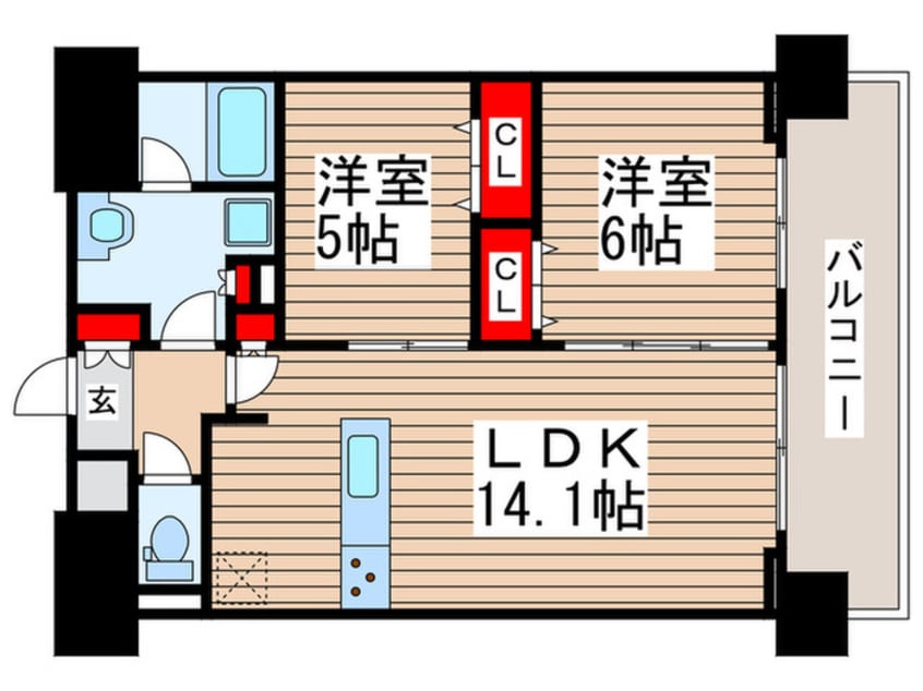 間取図 ラグゼナ流山おおたかの森