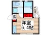 フェアコート三咲Ⅱ 1Rの間取り