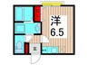 エム・ポレール 1Rの間取り