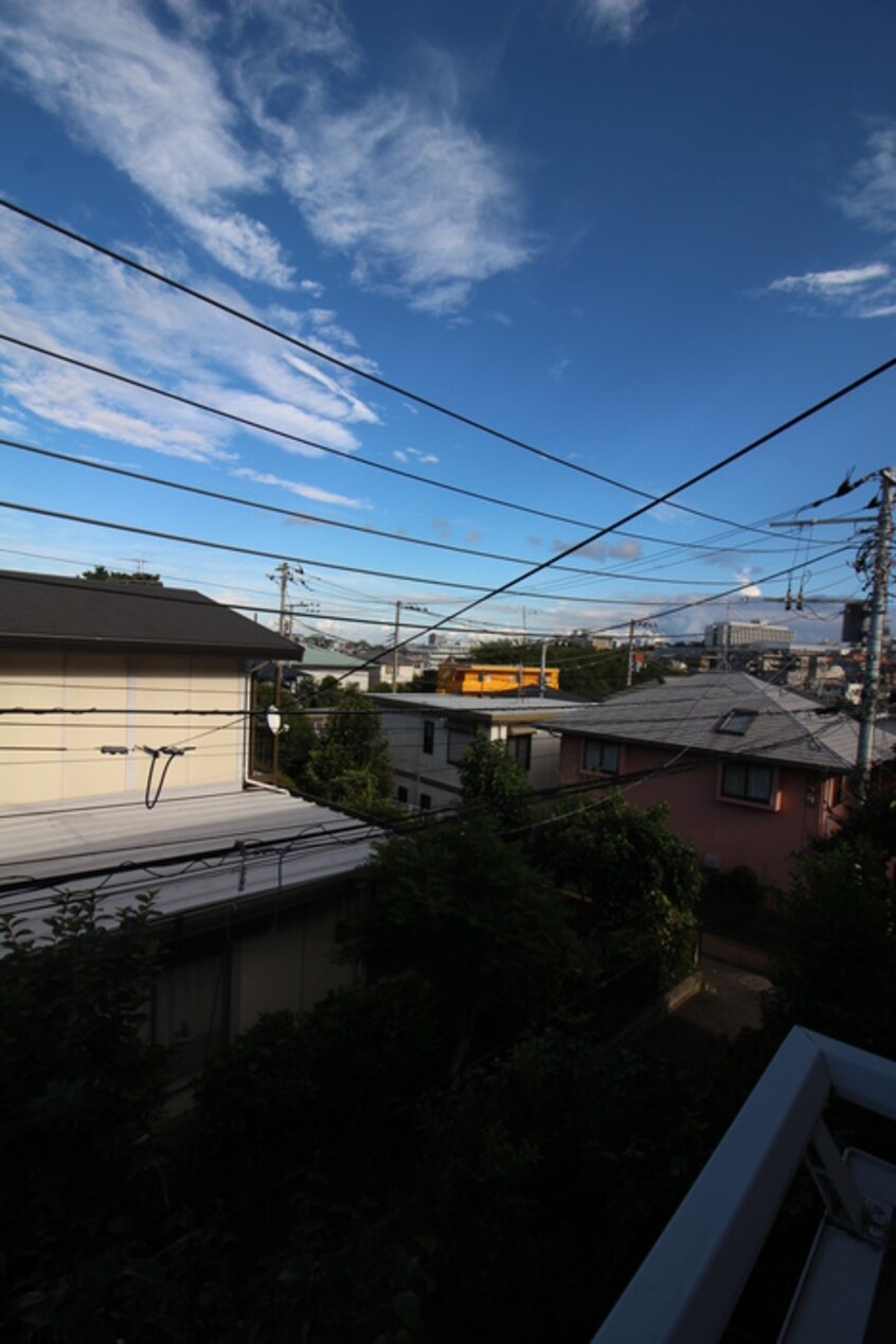 室内からの展望 ハイツ東谷