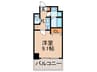 エスポアール勝どき 1Kの間取り