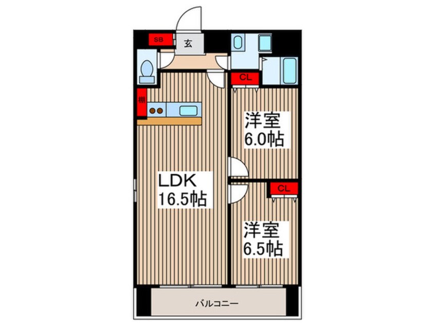 間取図 ブラン・コライユ