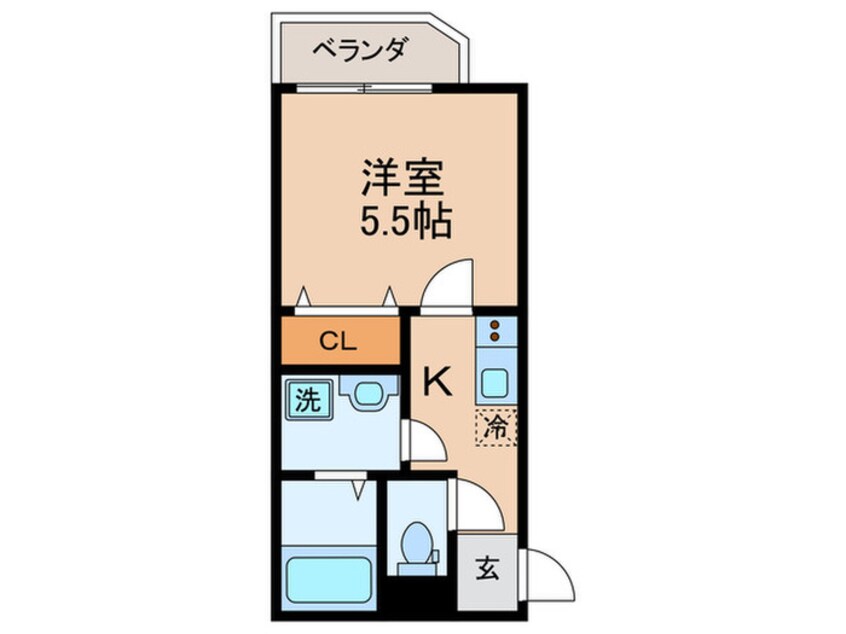 間取図 Ｓｅｍｐｌｉｃｅ中台