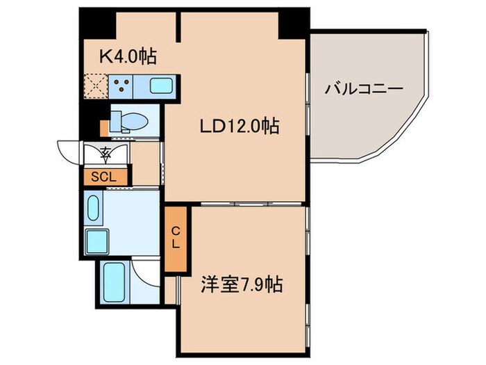 間取り図 モンテヴェルデ神楽坂弐番館