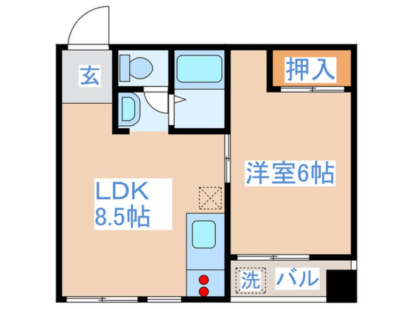 間取図 ハイム重田