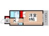 ポルタオーレア 1Kの間取り