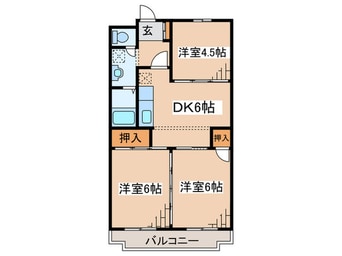 間取図 グランシャリオ