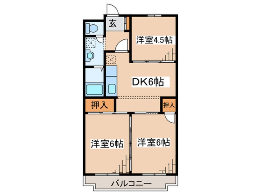 間取図 グランシャリオ