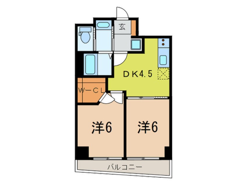 間取図 三田ハイデンス(1002)