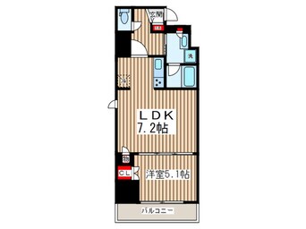 間取図 プラウドフラット本所吾妻橋