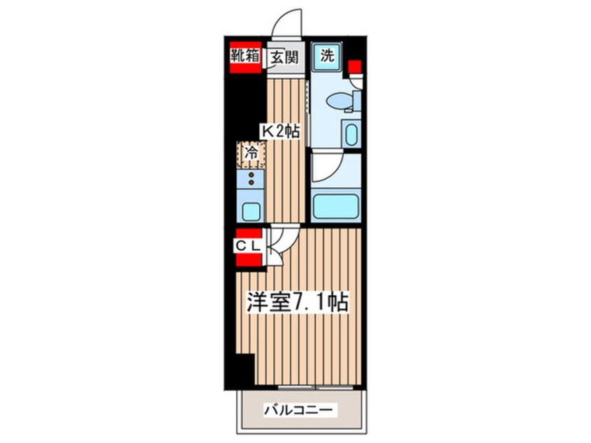 間取図 プラウドフラット本所吾妻橋
