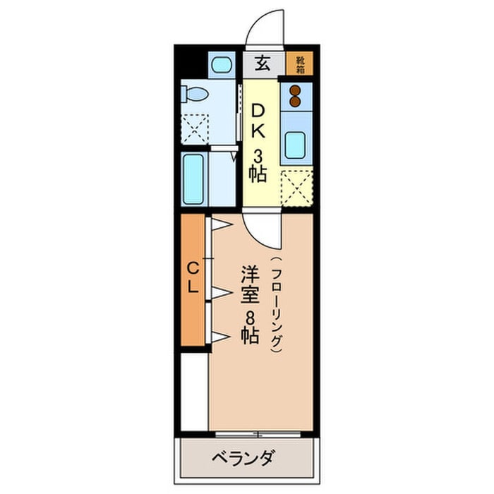 間取り図 ドエルハーモニーＢ棟