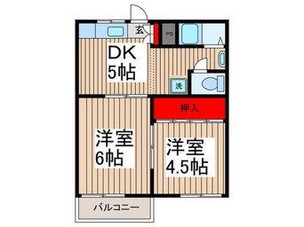 間取図 松田コ―ポ