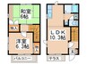 シャトルⅠ 2LDKの間取り